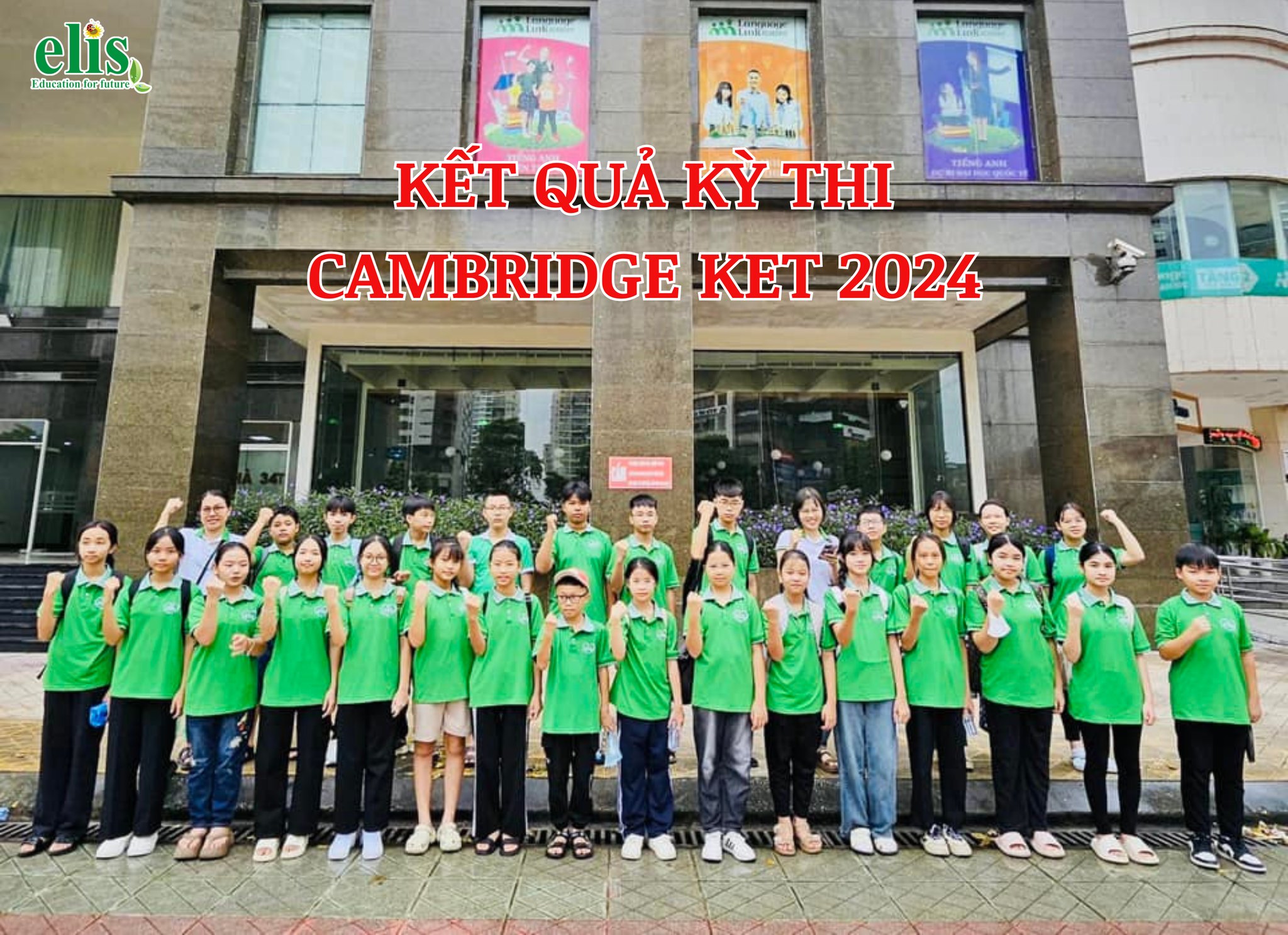 KẾT QUẢ KỲ THI CAMBRIDGE KET 2024